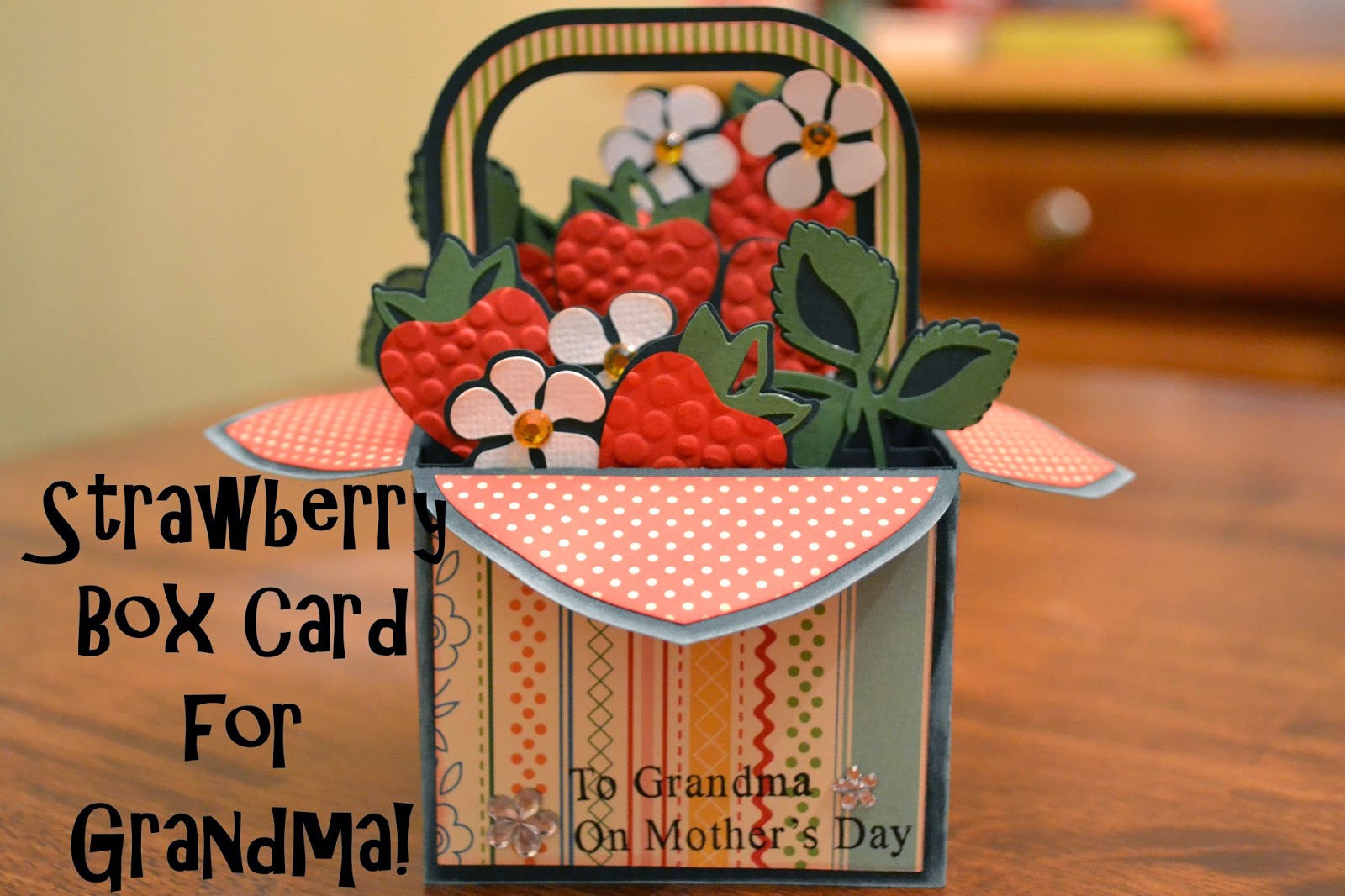 Scrapping Under the Influence A Strawberry Box Card