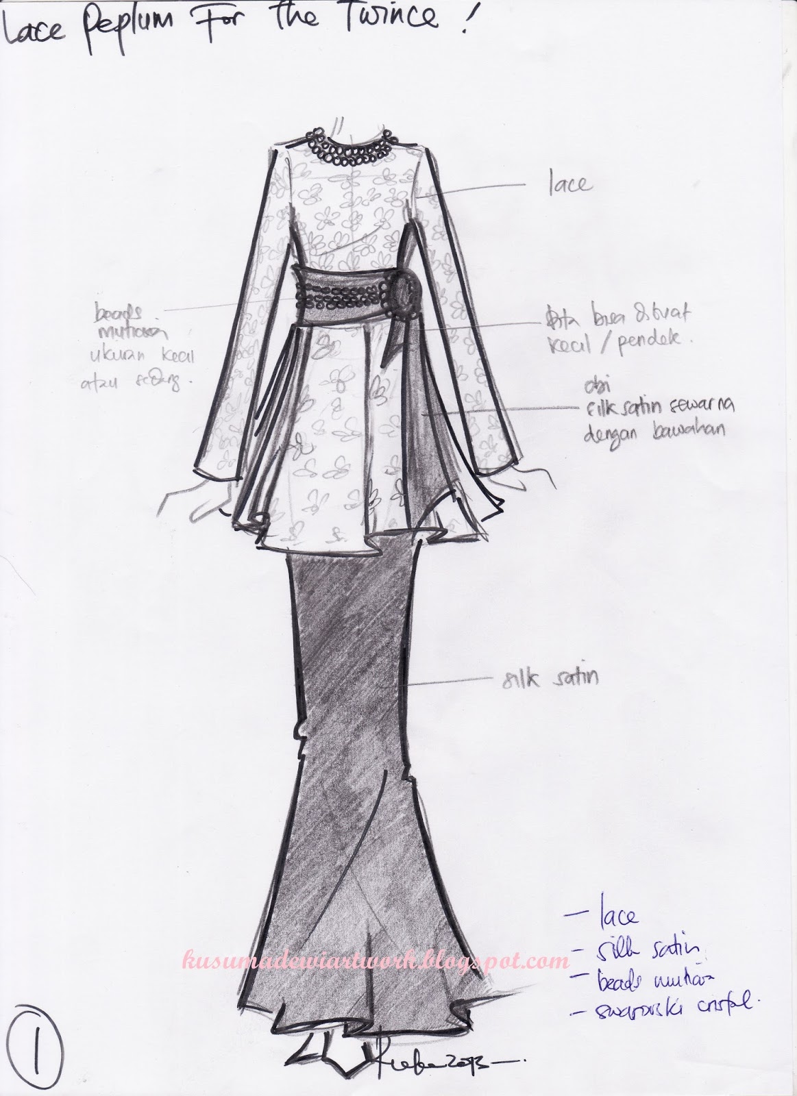 Sketsa Desain Baju Atasan Wanita Kumpulan Soal Pelajaran 8