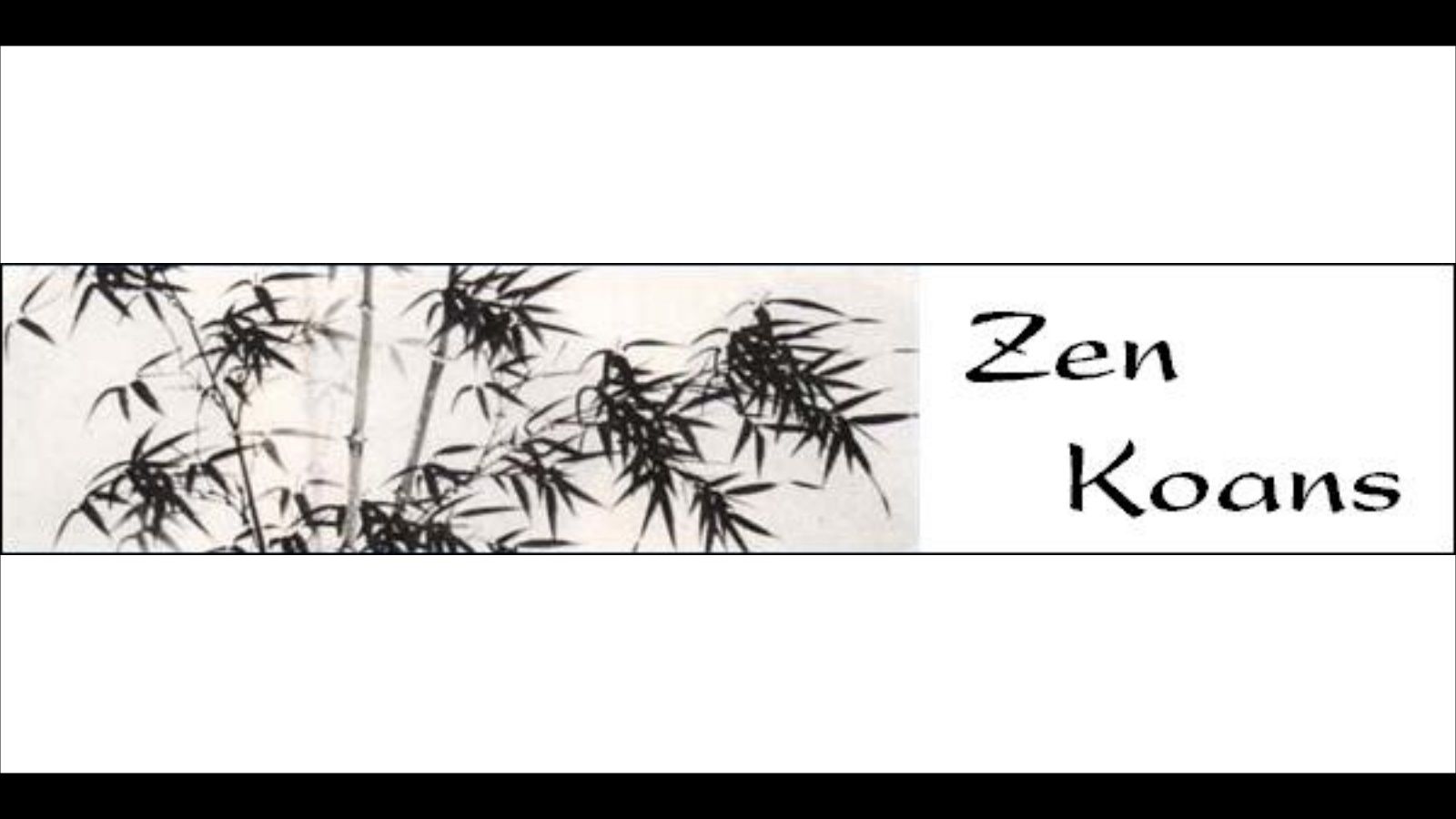 Zen Koans Buddhism Inside