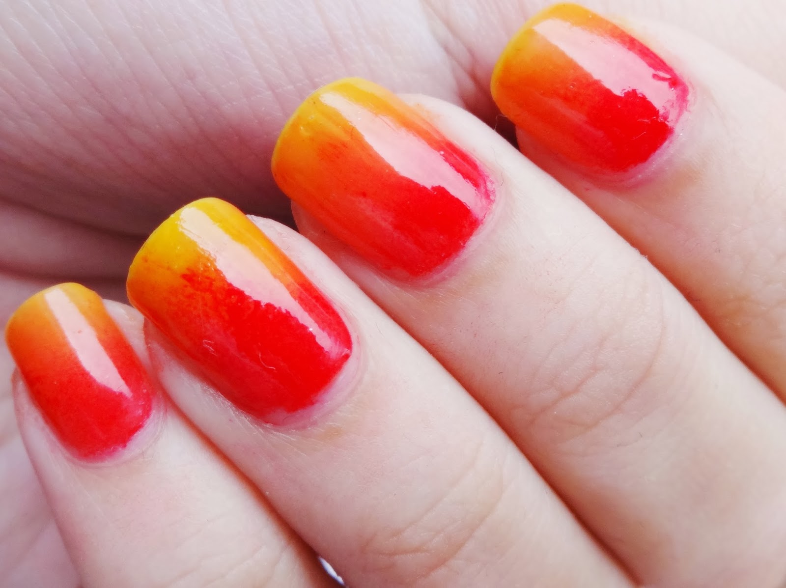 Girls Talkin Unhas Da Semana Degrade Por Do Sol