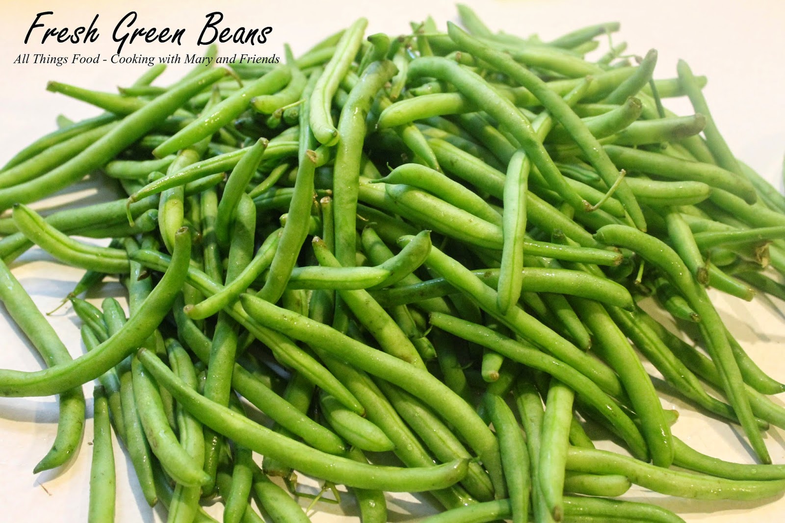 Cooking With Mary and Friends Canning Green Beans