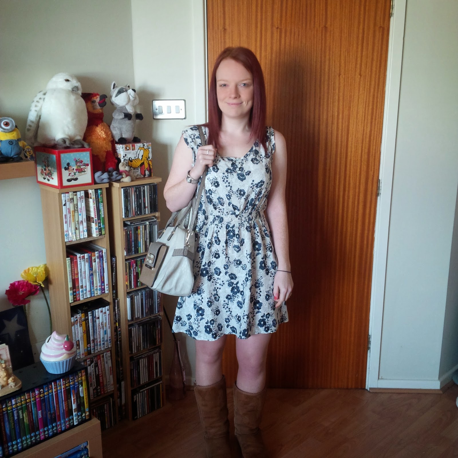 dress and ugg boots