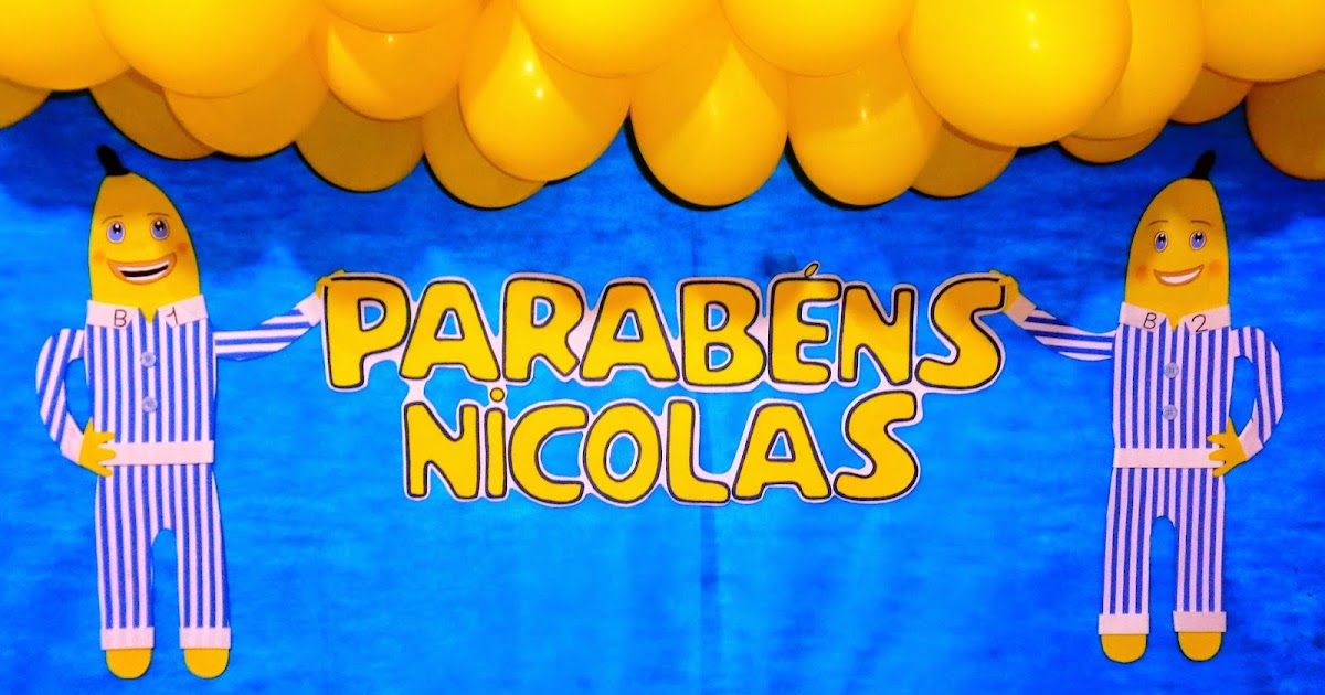 Dany DECORAÇÂO DE FESTA BANANAS DE PIJAMAS