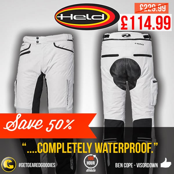 #GetGearedGoodies - Save on the Held motorcycle 6163 trousers - www.GetGeared.co.uk