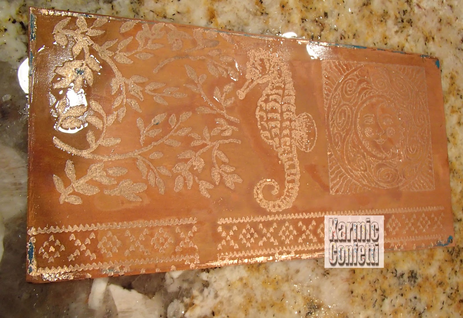 Karmic Confetti Fetching Copper Metal working