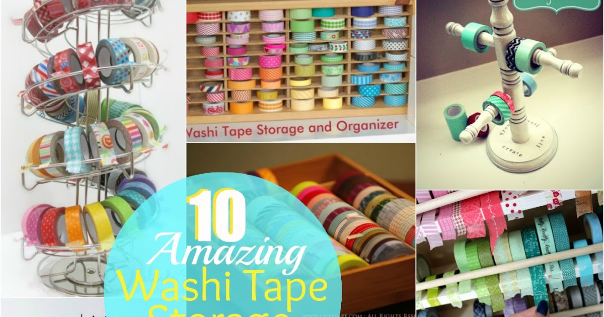 Allred Design Blog Amazing Washi Tape Storage Ideas