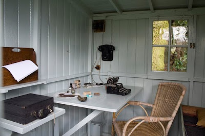 Inside the Writing Hut of GBS Shaw's Writing Hut Interior