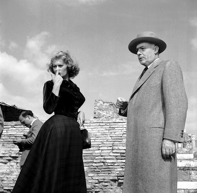 Stunning Image of Sophia Loren and Charles Boyer in 1955 