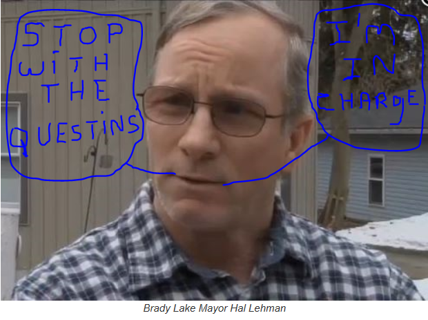 It's not Brady Lake Village mayor Hal Lehman's job to worry about BLV cop back-ground checks !