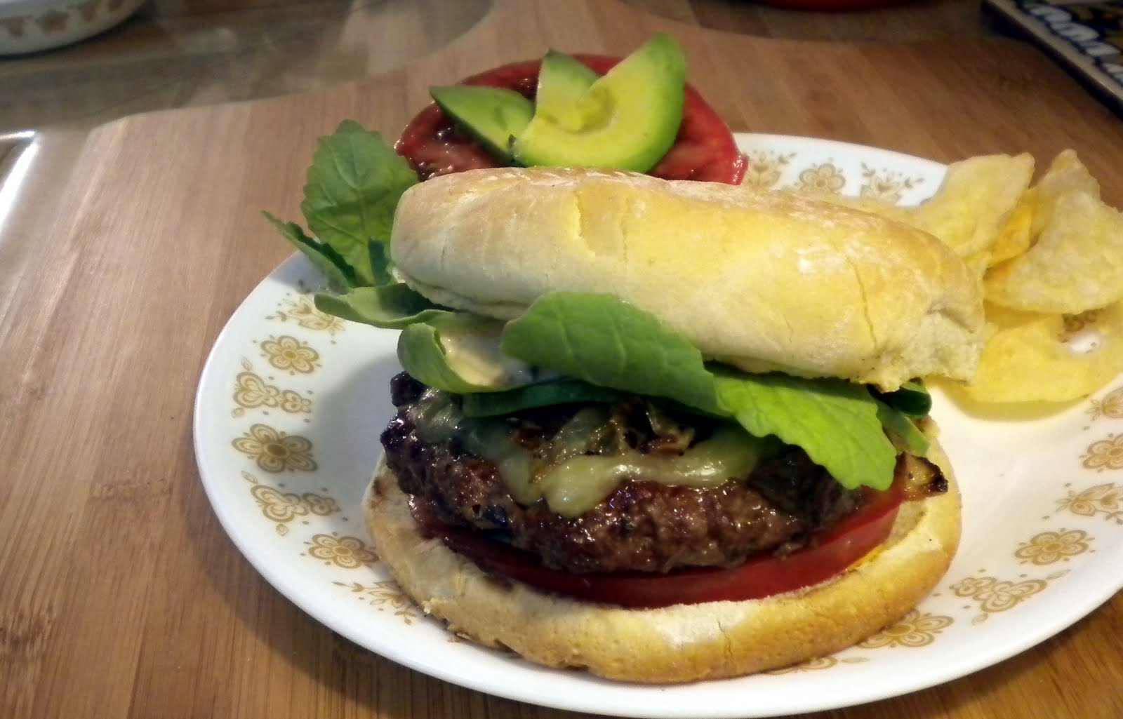 Cooking for Zo "California Fruity Pants" Burger