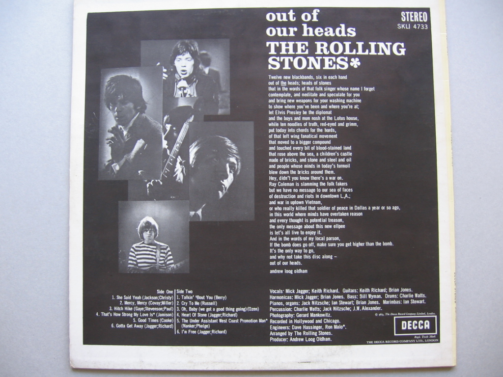 The Rolling Stones - Out Of Our Heads at Discogs