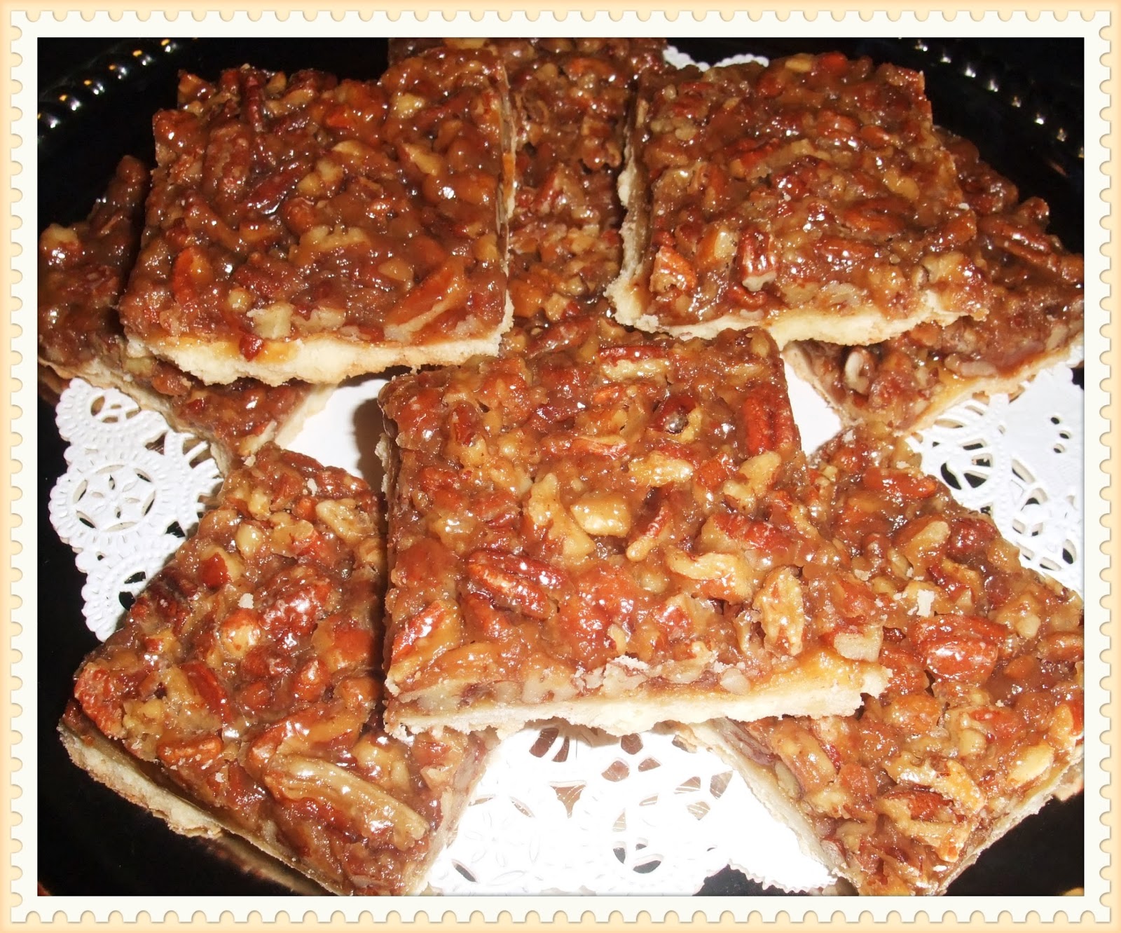 Rosie's Country Baking Pecan Treats from the Gourmet Cookie Book