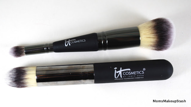 it Cosmetics, it cosmetics Heavenly Luxe brushes, Dual Airbrush Foundation Concealer Brush, Pointed Precision Complexion Brush 