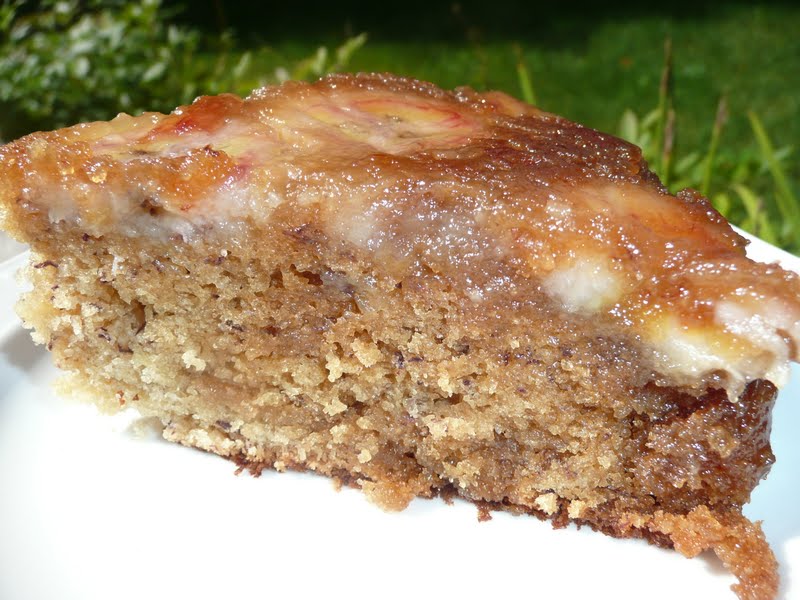 Everyday Dutch Oven Banana Upside Down Cake