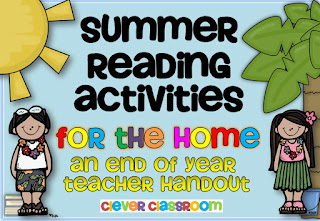 Summer Reading Activities for the Home Download Image of Summer Reading Activities for the home download
