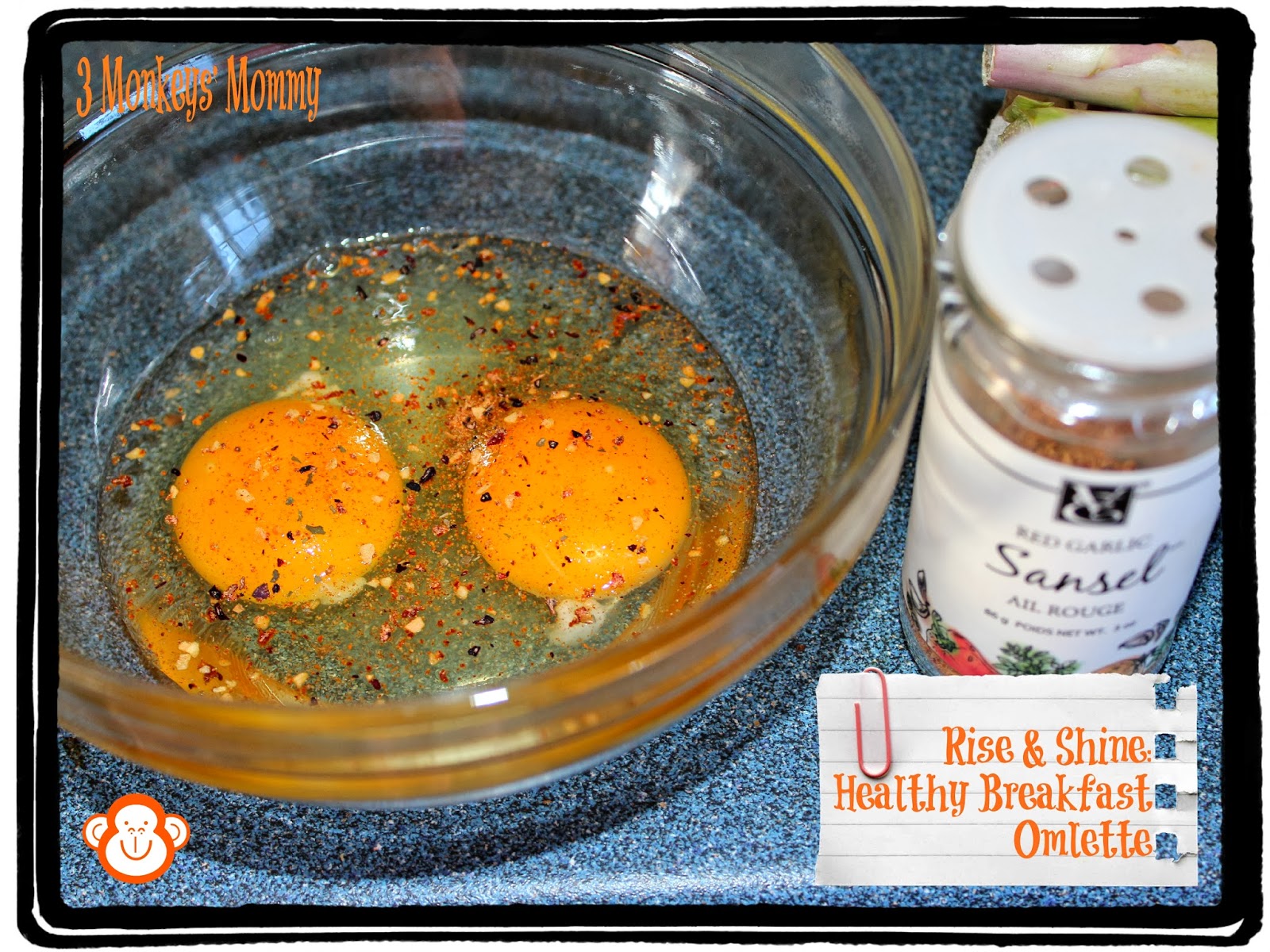 3 Monkeys' Mommy Rise & Shine Healthy Breakfast Omlette