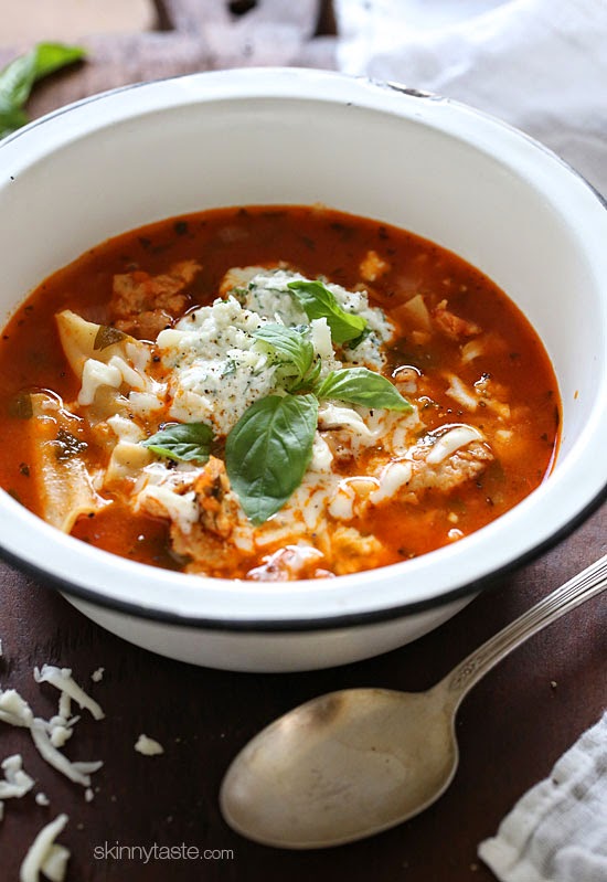 Lasagna Soup Skinnytaste