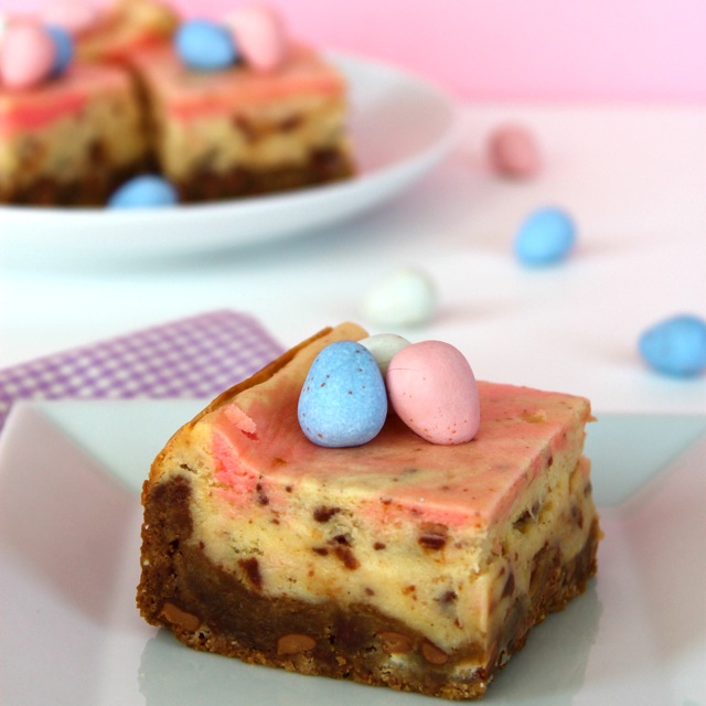 Butrcreamblondi Cadbury Mini Egg Cheesecake Bars
