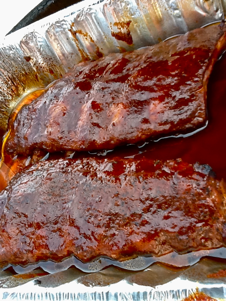 The Bee Cave Kitchen Dr. Pepper Baby Back Ribs on Big Green Egg