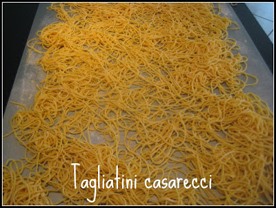 Tajarin piemontesi o tagliolini toscani