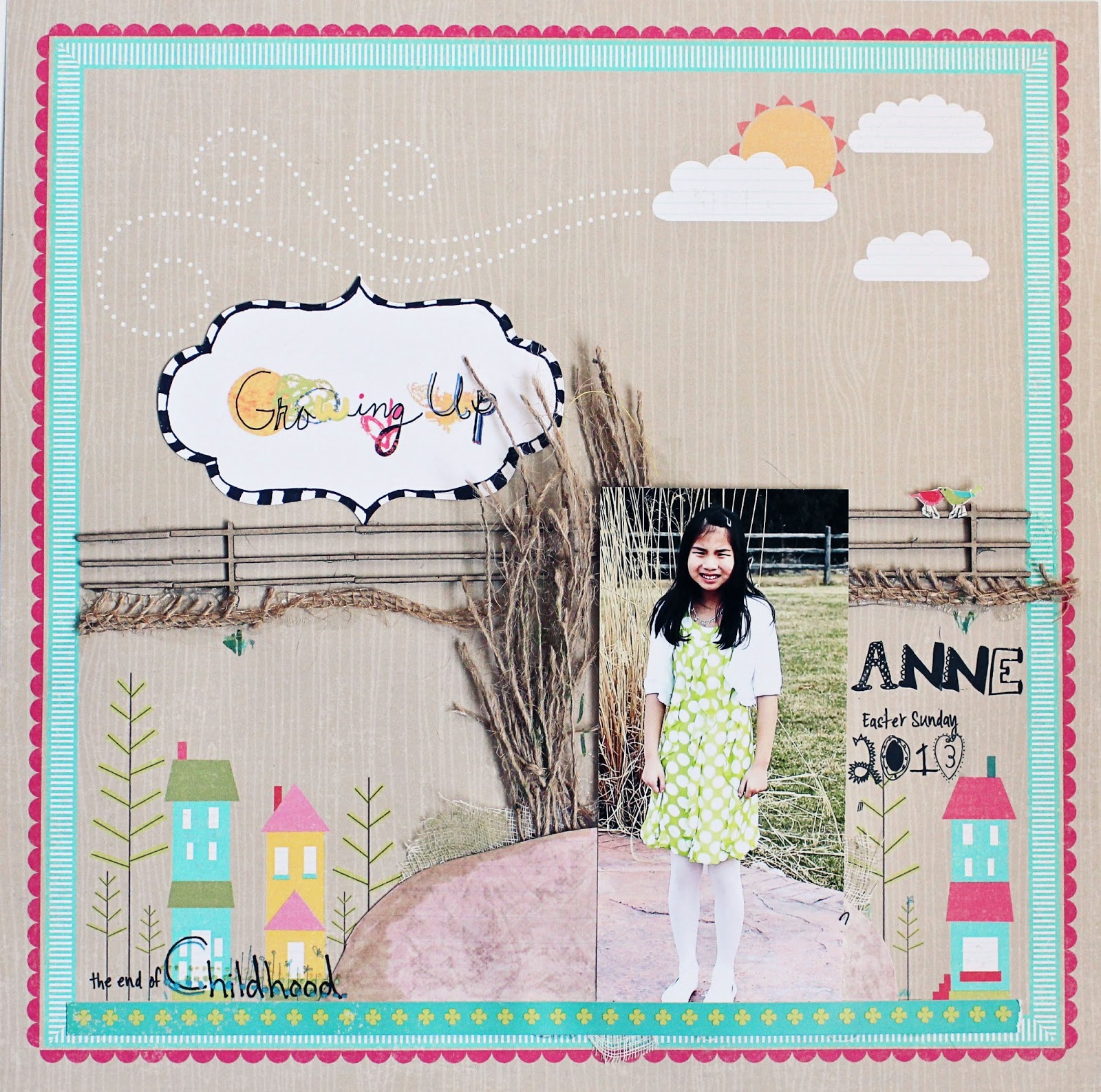 Ideas for Scrapbookers How to extend your photo to make a scene on