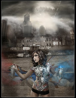 Artistic Female Body Painting