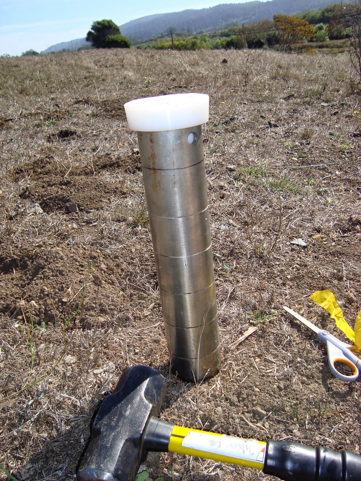 Soil & State Bulk Density Sampling This Time with Professional