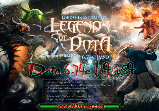 Map Dota v6.74c LoD v5d modified by Lordshinjo Map Dota v6.74c LoD v5d modified by Lordshinjo