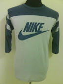 vtg nike blue tag kain sambung 50/50