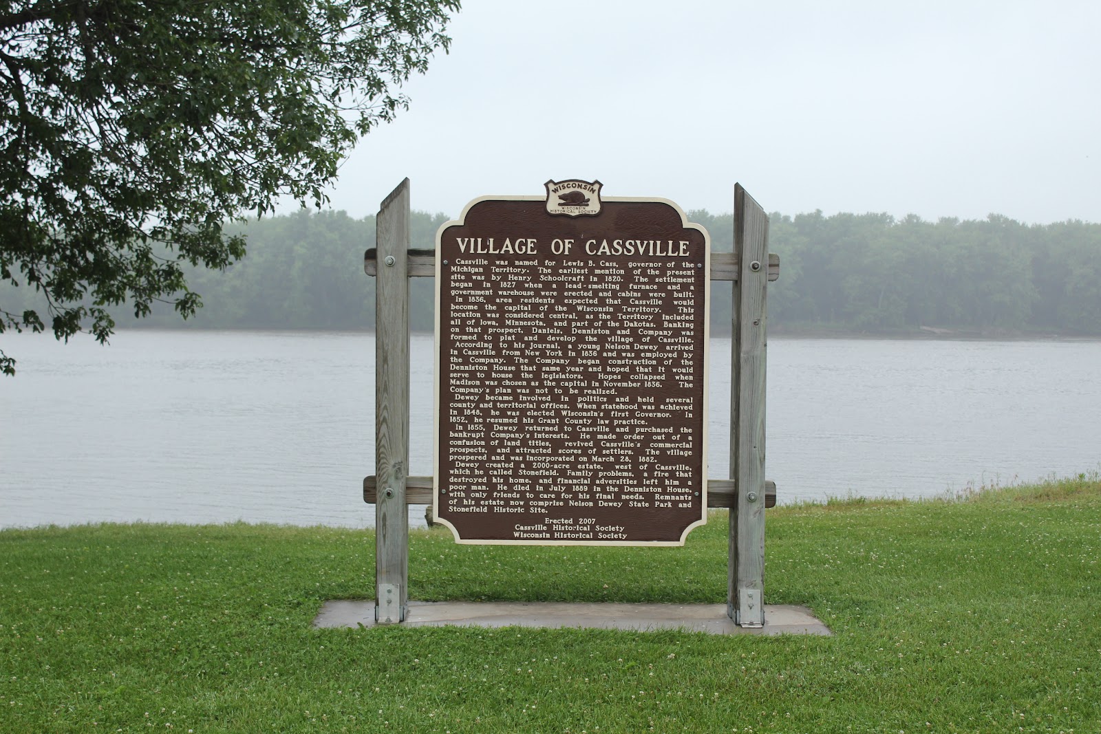Wisconsin Historical Markers Marker 511 Village of Cassville