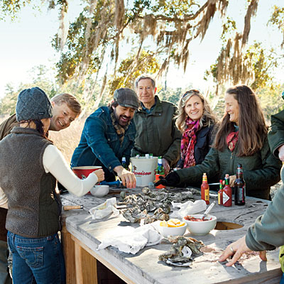 oyster roast party host inlet murrells annual southern family southernliving 8th own cocktail speaking credits oysters charleston