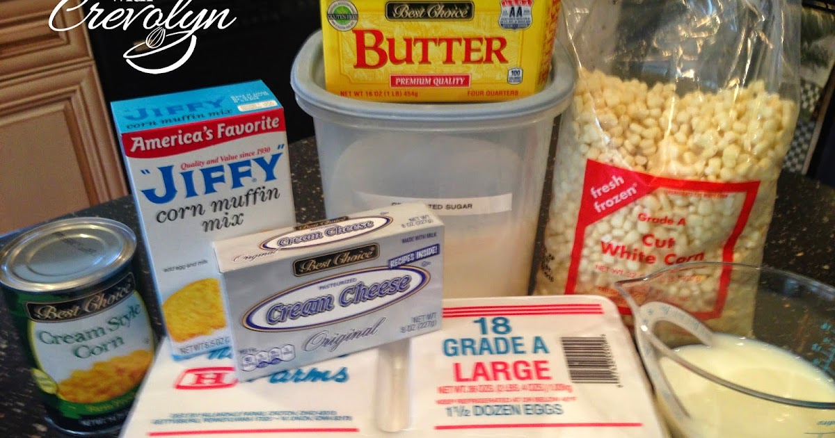 Cooking with Crevolyn Slow Cooker Corn Casserole