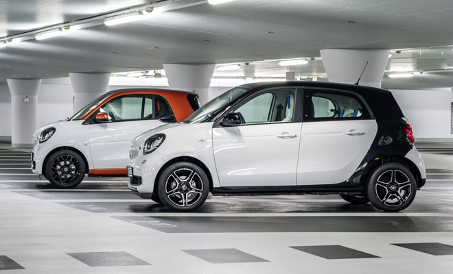 Smart ForTwo and ForFour: the next generation
