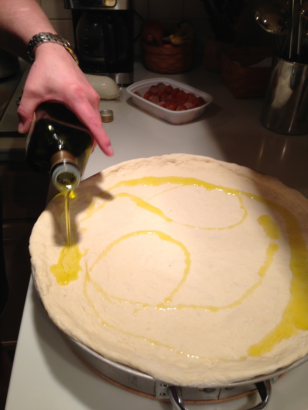 The Swedish Chef Pizza Bianco with Meatballs