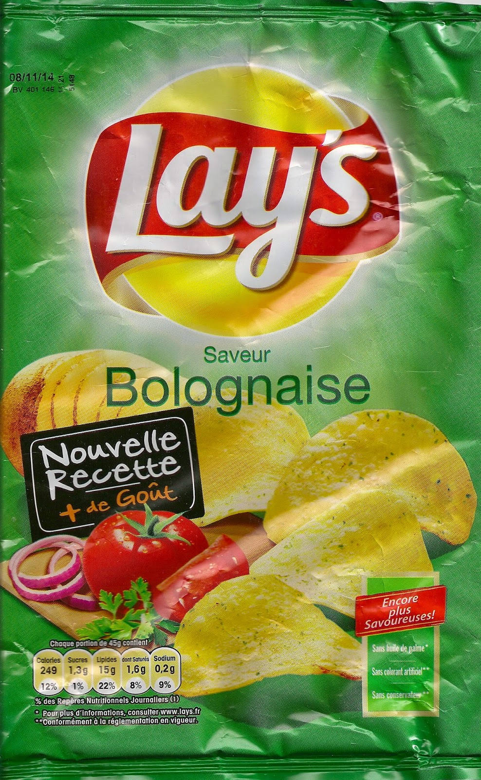 Cheeseburger Crisps & Other Stories Lay's Saveur Bolognaise