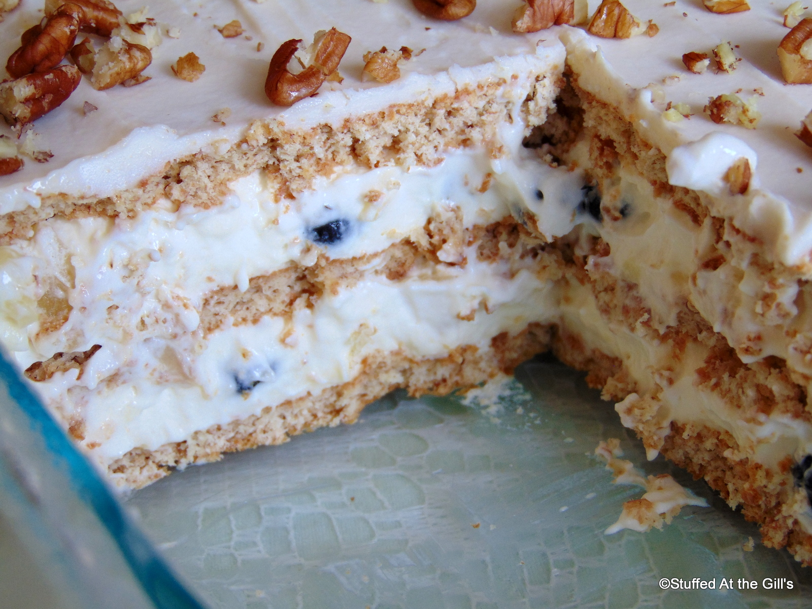 Blueberry & Pineapple Layered Dessert