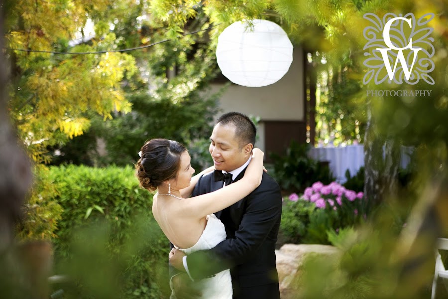 wedding earl burns japanese garden