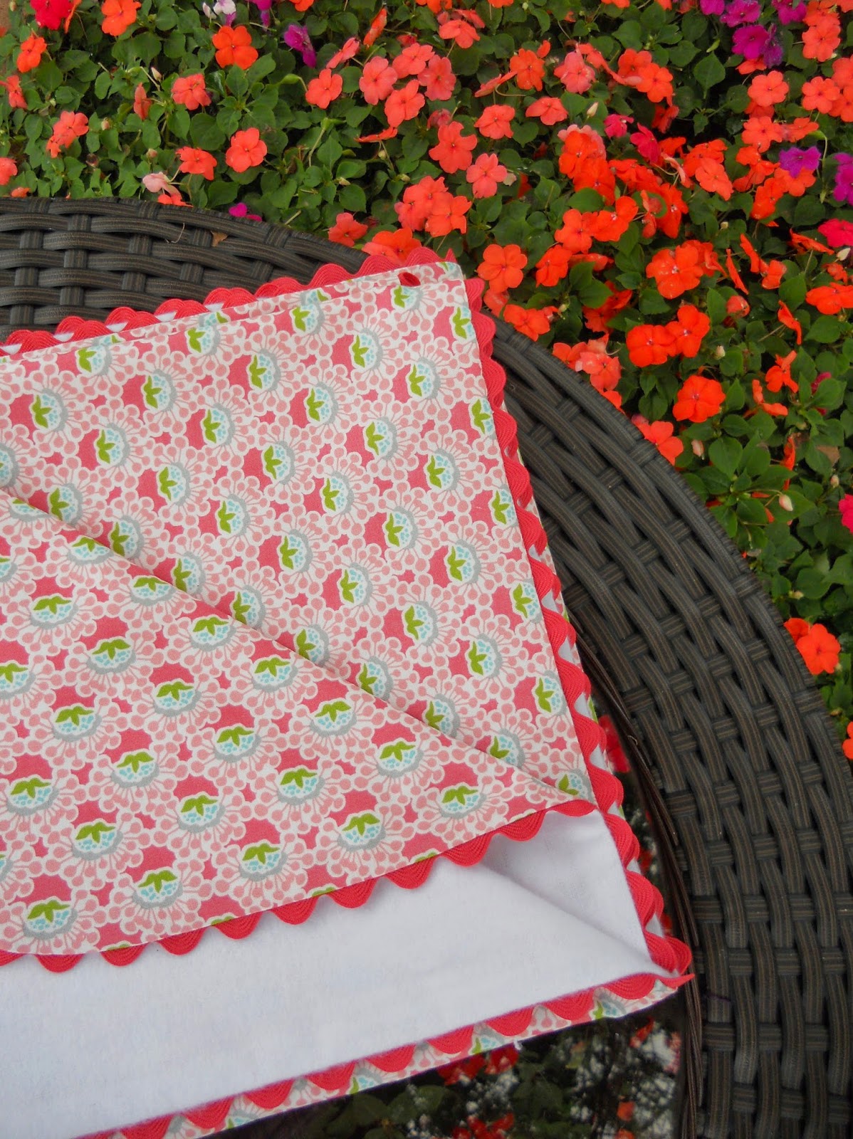 Just Another Hang Up Ric Rac Receiving Blankets...