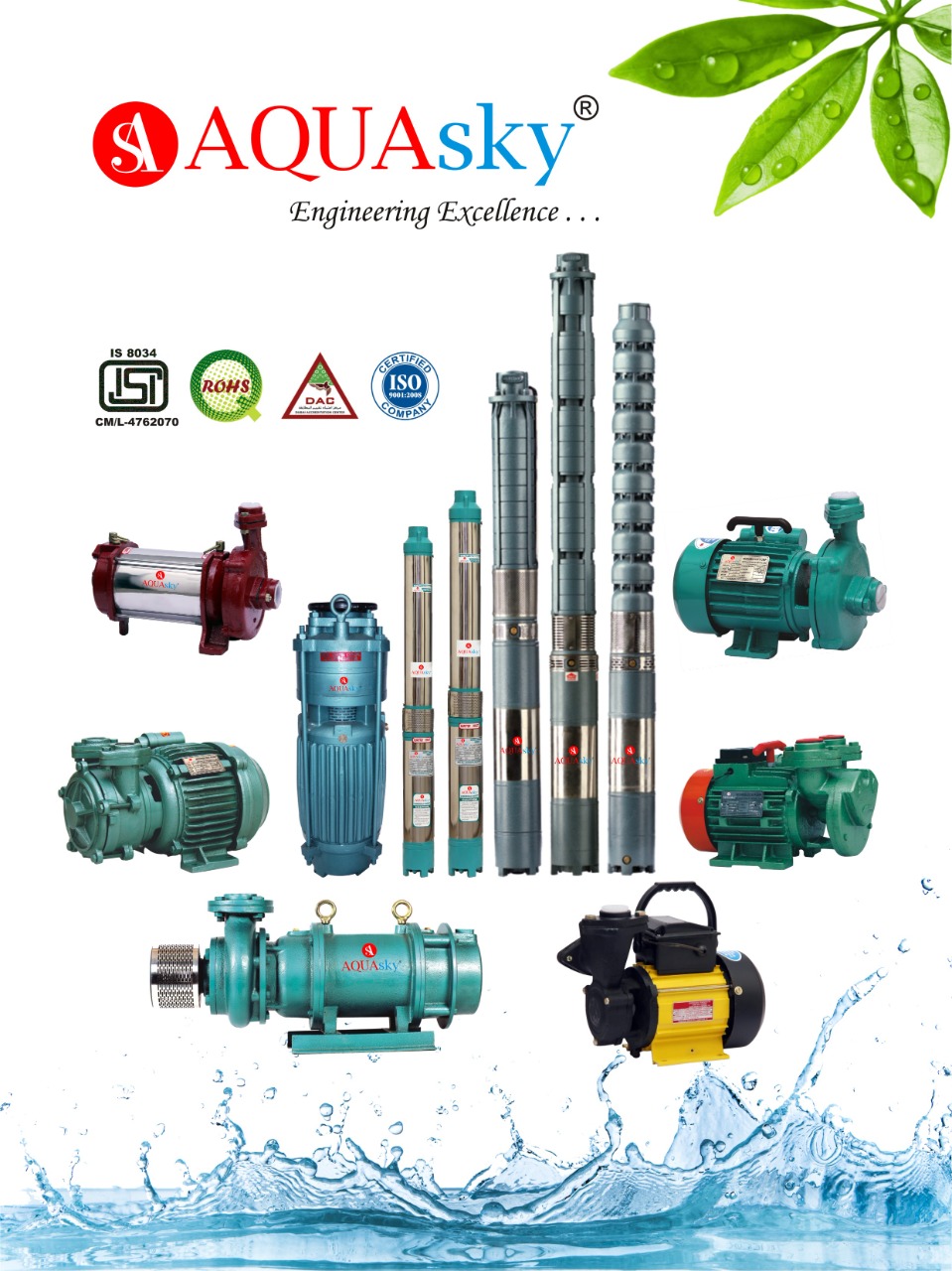 DOMESTIC AND AGRICULTURAL PUMPS