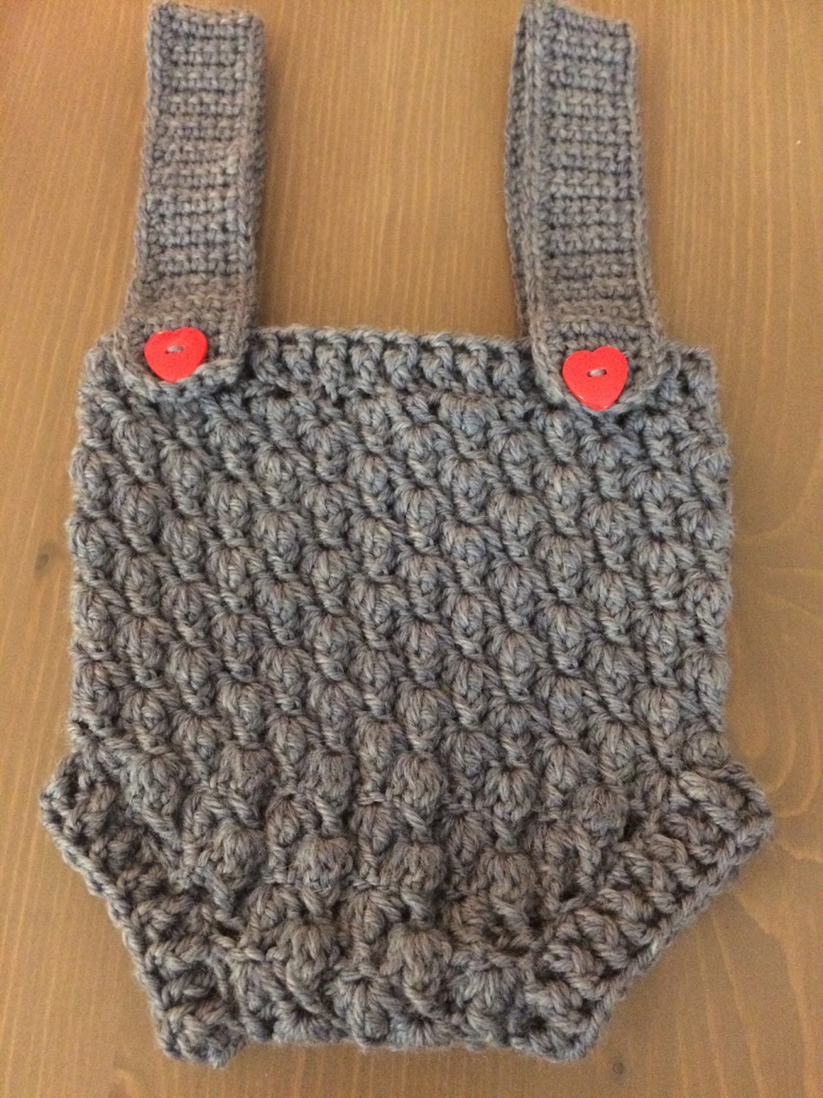 Crocheted Baby Dungarees!