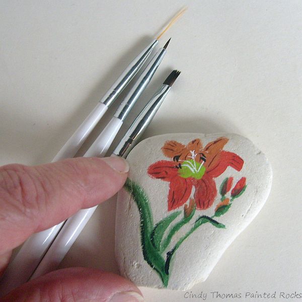 Painting Rock & Stone Animals, Nativity Sets & More Nail Art Brushes
