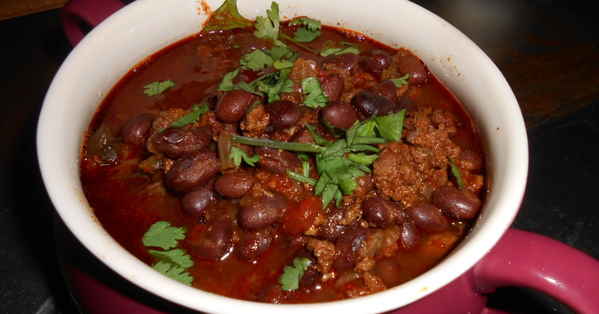 Cooking & Conversation Serrano Poblano Chili Con Carne