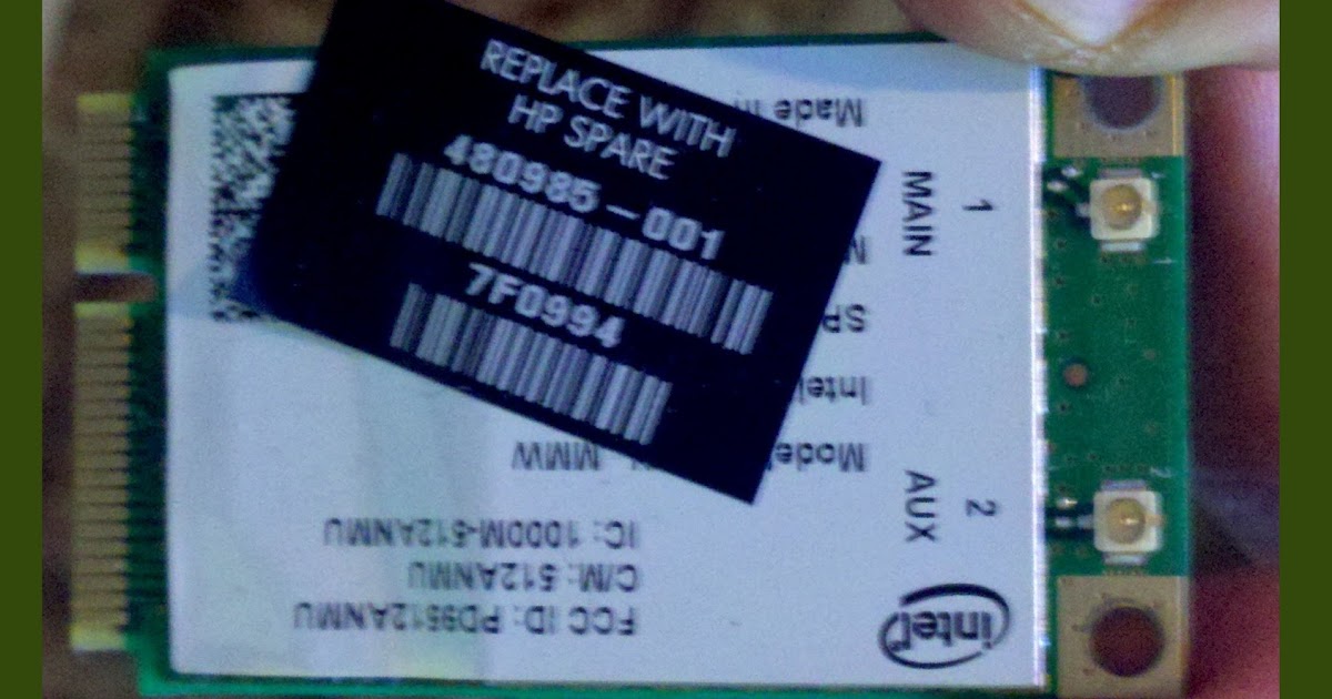 Gear Thoughts Intel WiFi Link Network Cards and HP Laptops