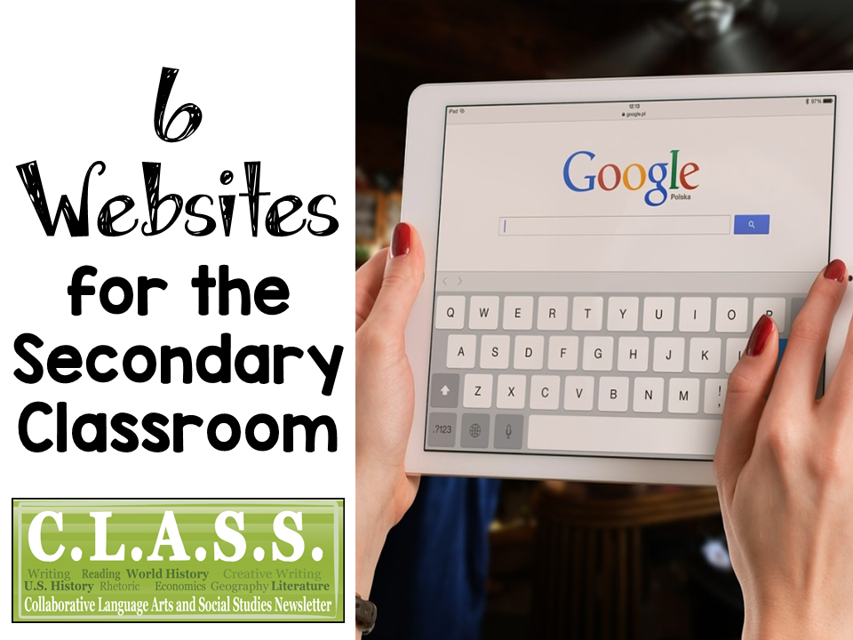 C.L.A.S.S. Resources for Teachers Technology for the Secondary