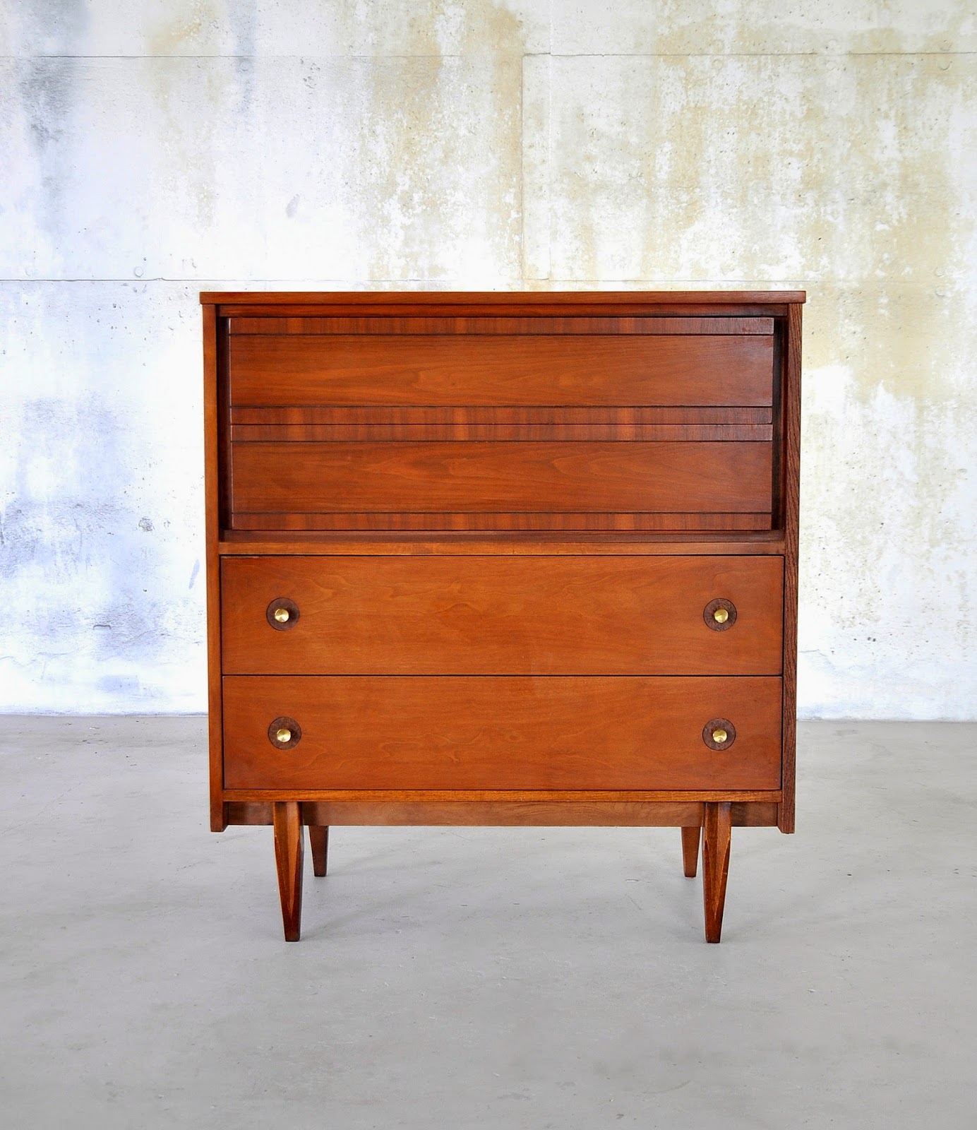 SELECT MODERN Hooker Highboy Dresser or Gentleman's Chest of Drawers