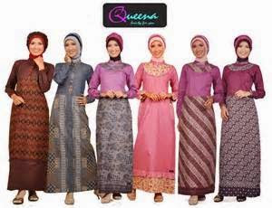 Baju setelan batik muslimah masa kini