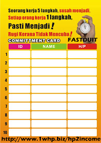 COMMITTMENT CARD