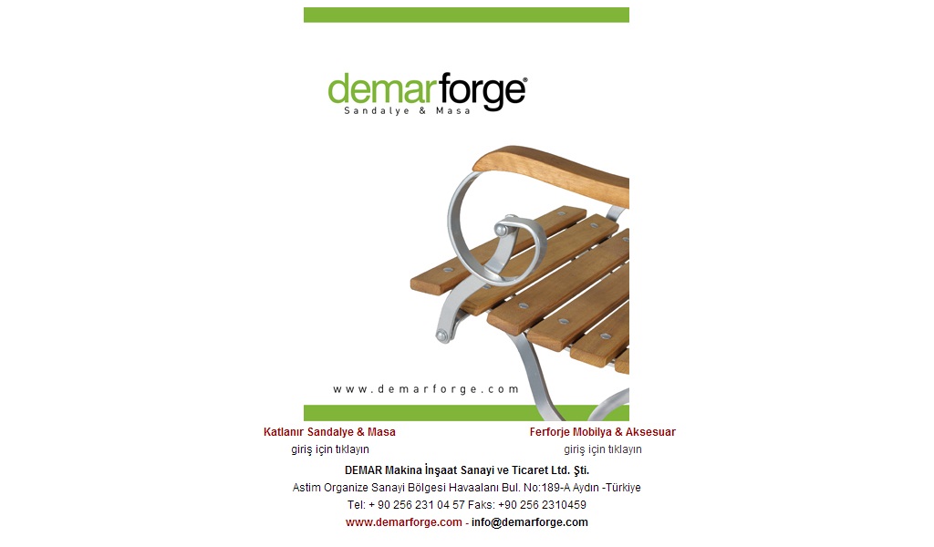 Sandalye Firmalari Demar Forge Sandalye