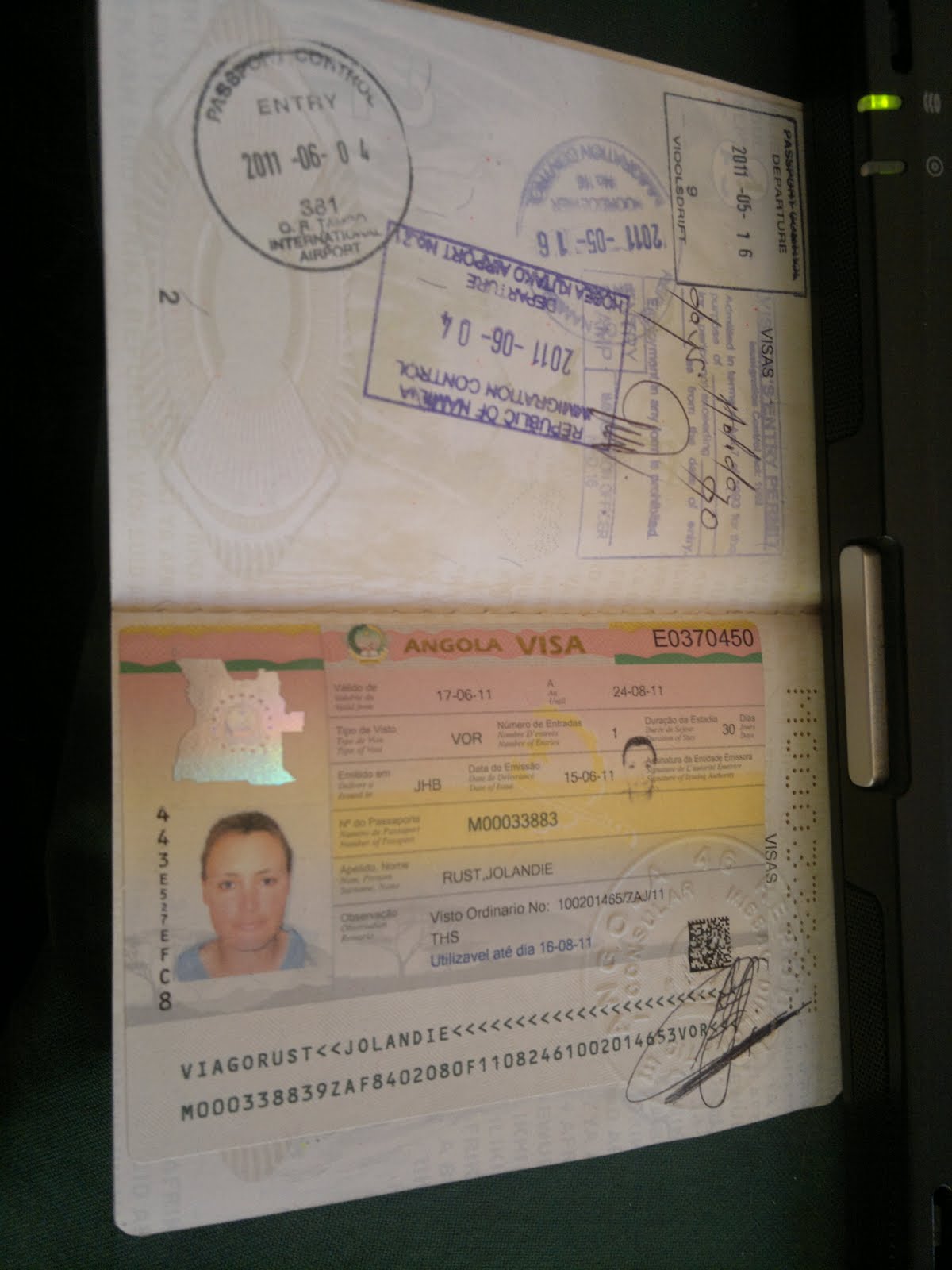Angola Passport
