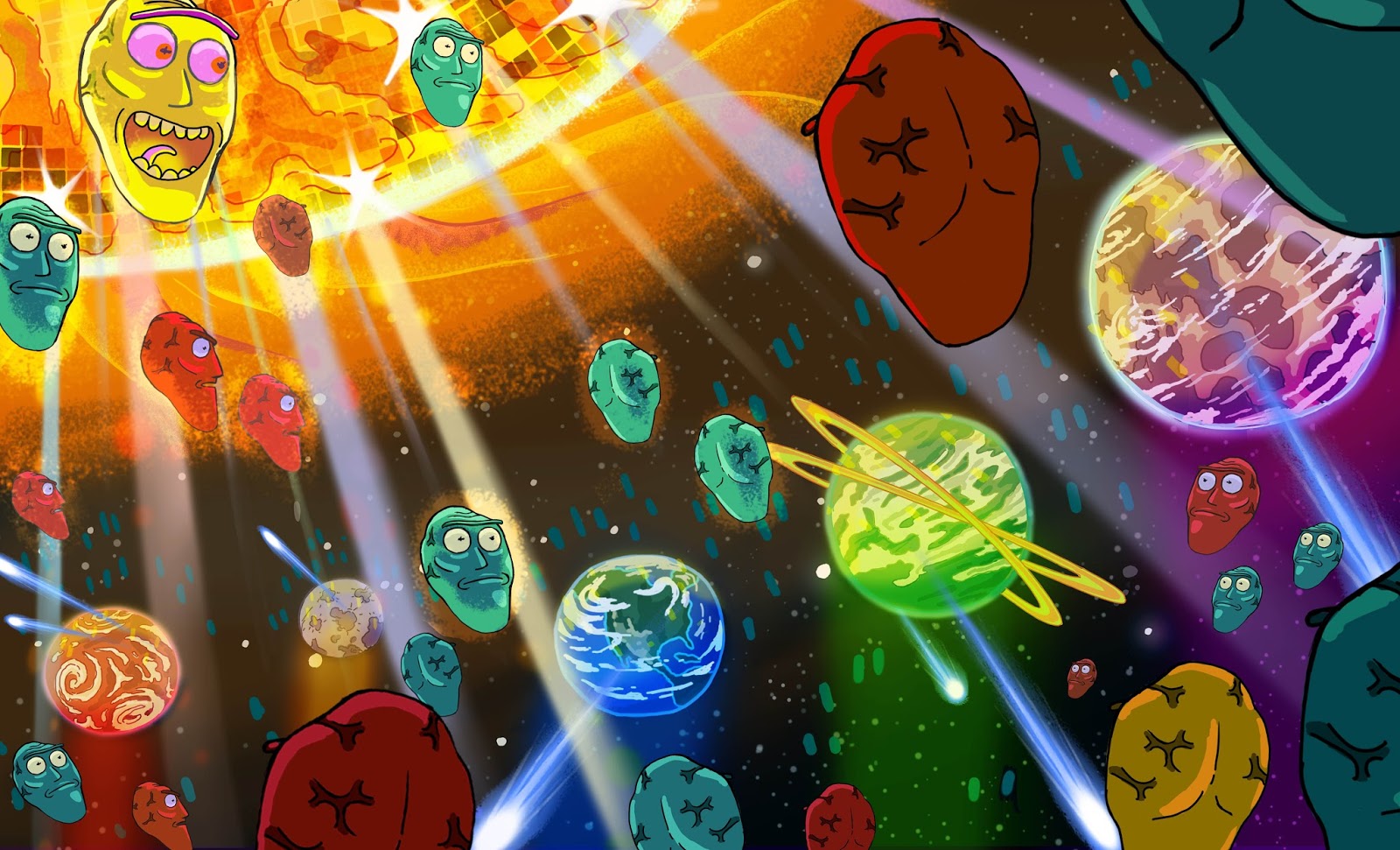 James McDermott: RICK and MORTY - Get Schwifty- Early Concept Sketches